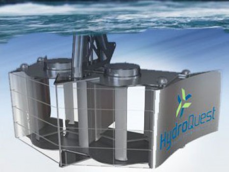 Hydrolienne fluviale Hydroquest © Hydroquest 