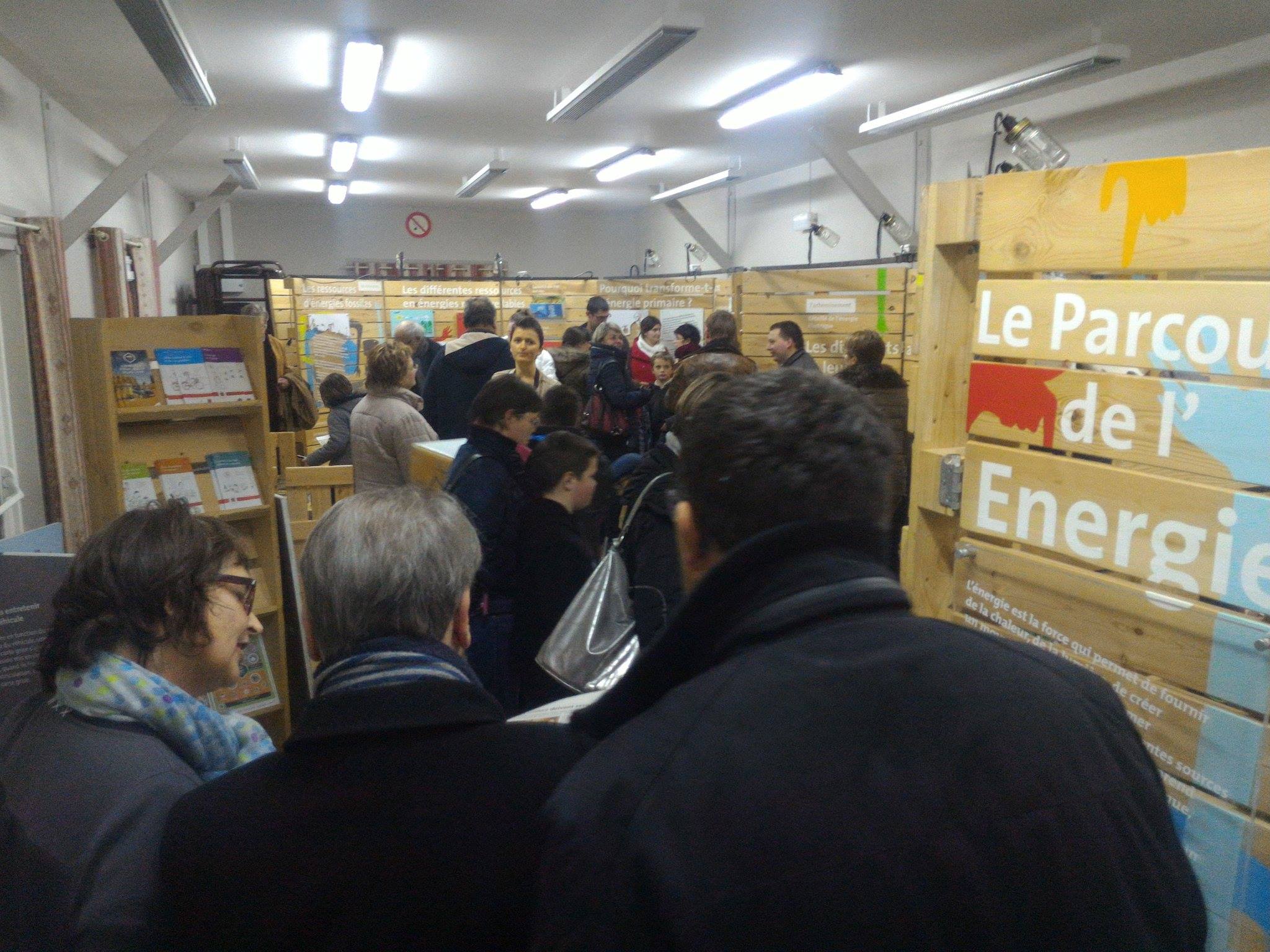 Vernissage parcours de l'énergie Pays d'Auge Ressourcerie 25 novembre 2016