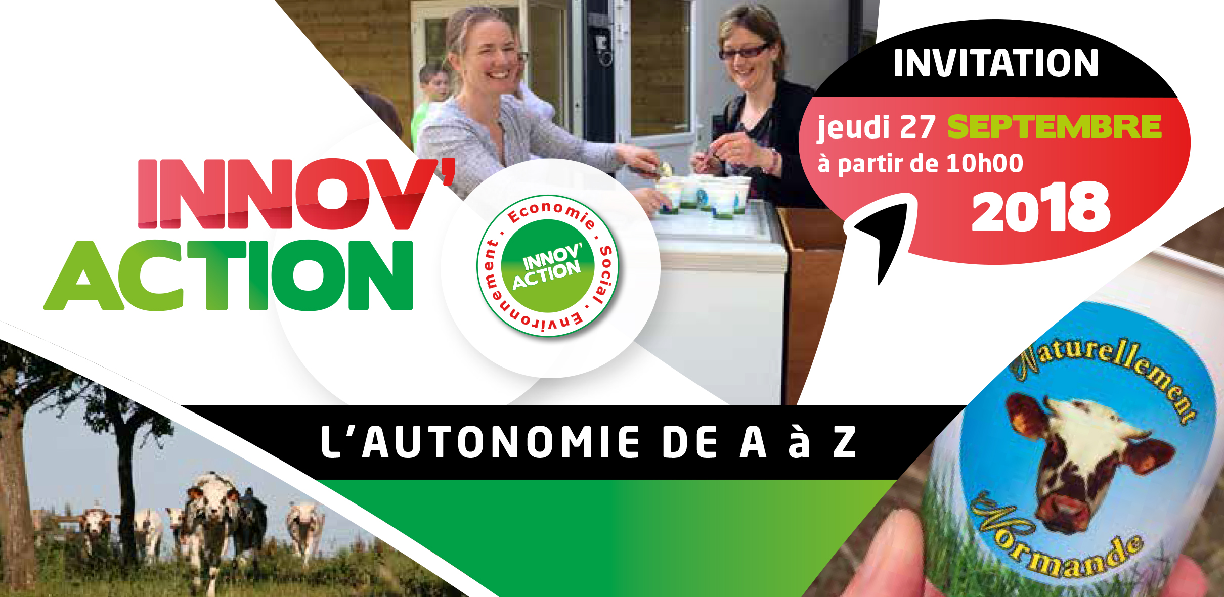 Journée INNOV'ACTION, le rendez-vous des agriculteurs qui innovent, le 27 septembre 2018