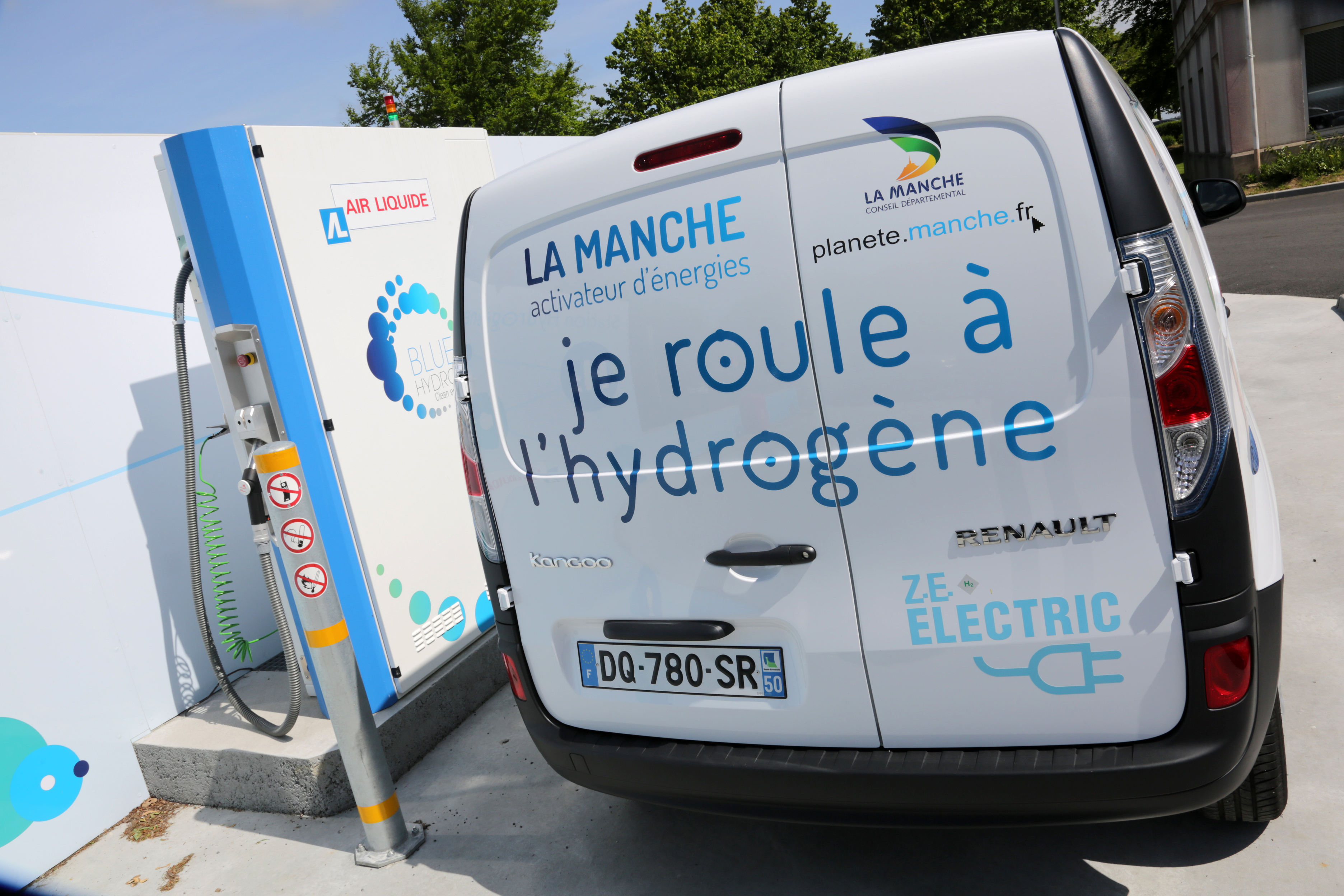 Voiture à hydrogène © Conseil Départemental de la Manche